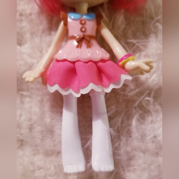 2015 Shopkins Doll Shoppies Donatina Donuts Princess 5.5” Moose S1 Pink Hair - Picture 8 of 14